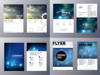 宣傳單設(shè)計矢量素材——素材中國sccnn.com代理代辦服務(wù)